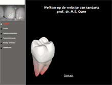 Tablet Screenshot of cune.nl